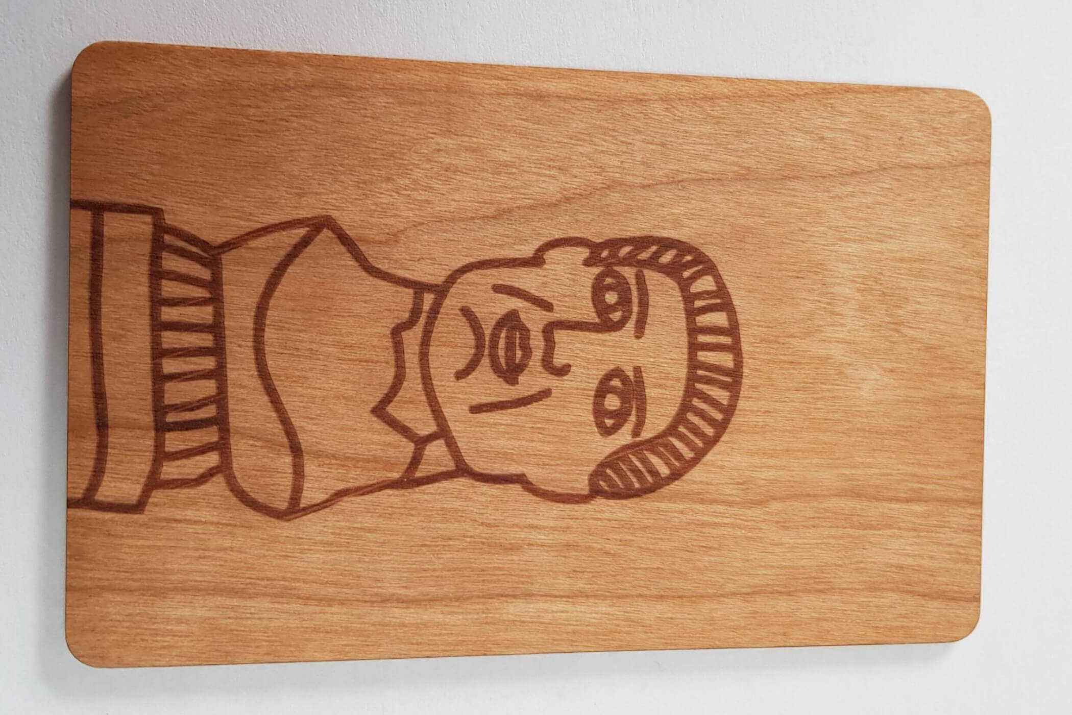 RFID Mifare tessera in legno