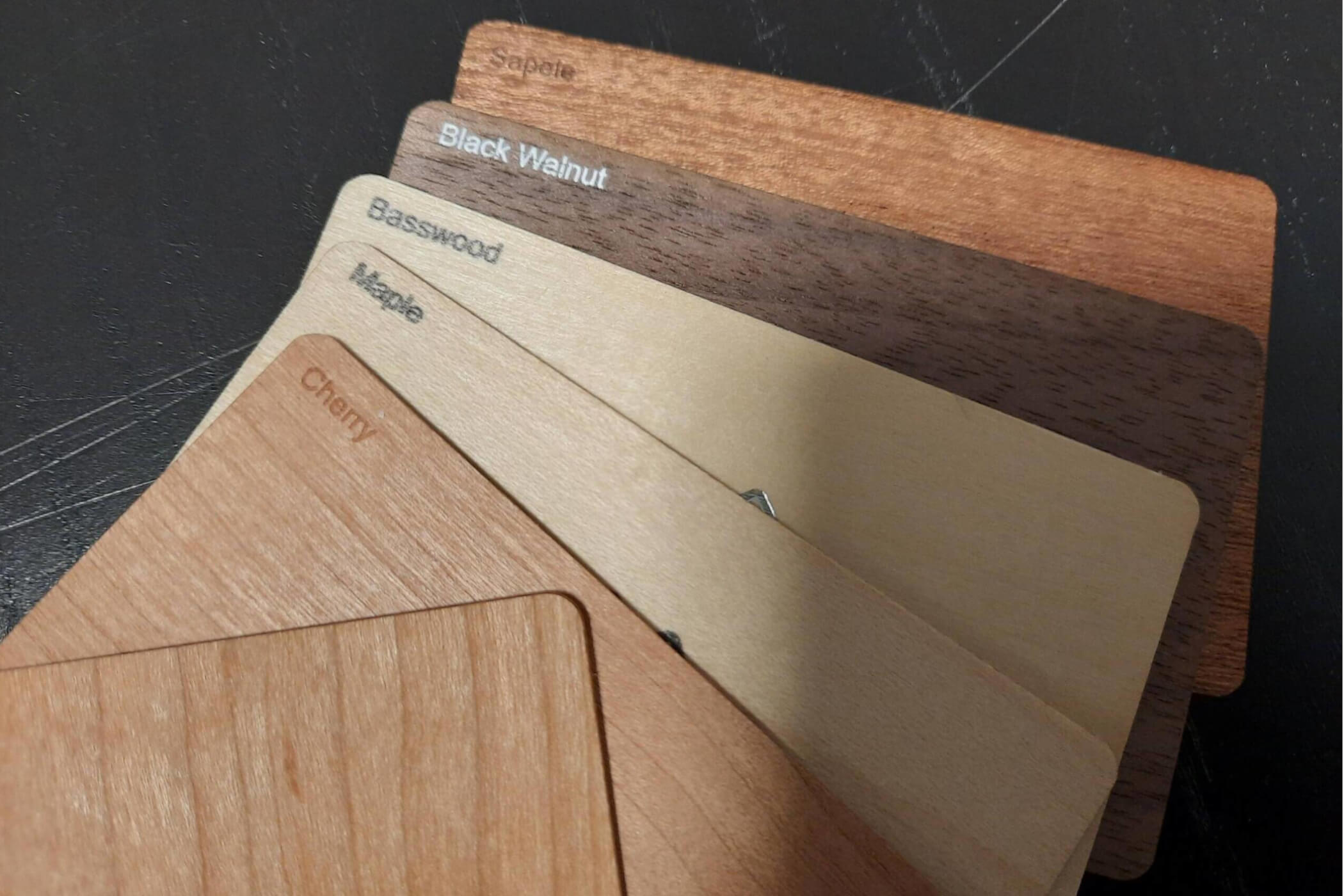 RFID Mifare tessera in legno