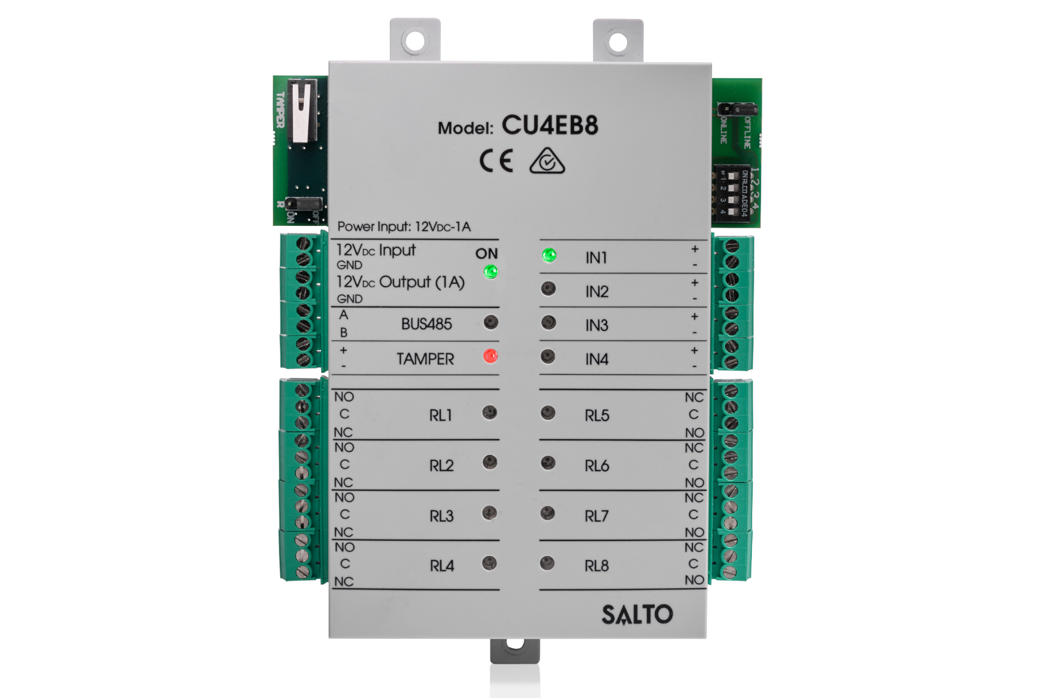 Salto elettronica a 8 Relais