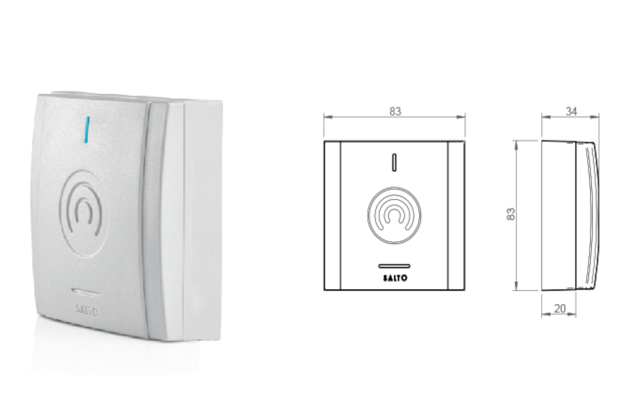 Salto Bluenet Wireless repeater