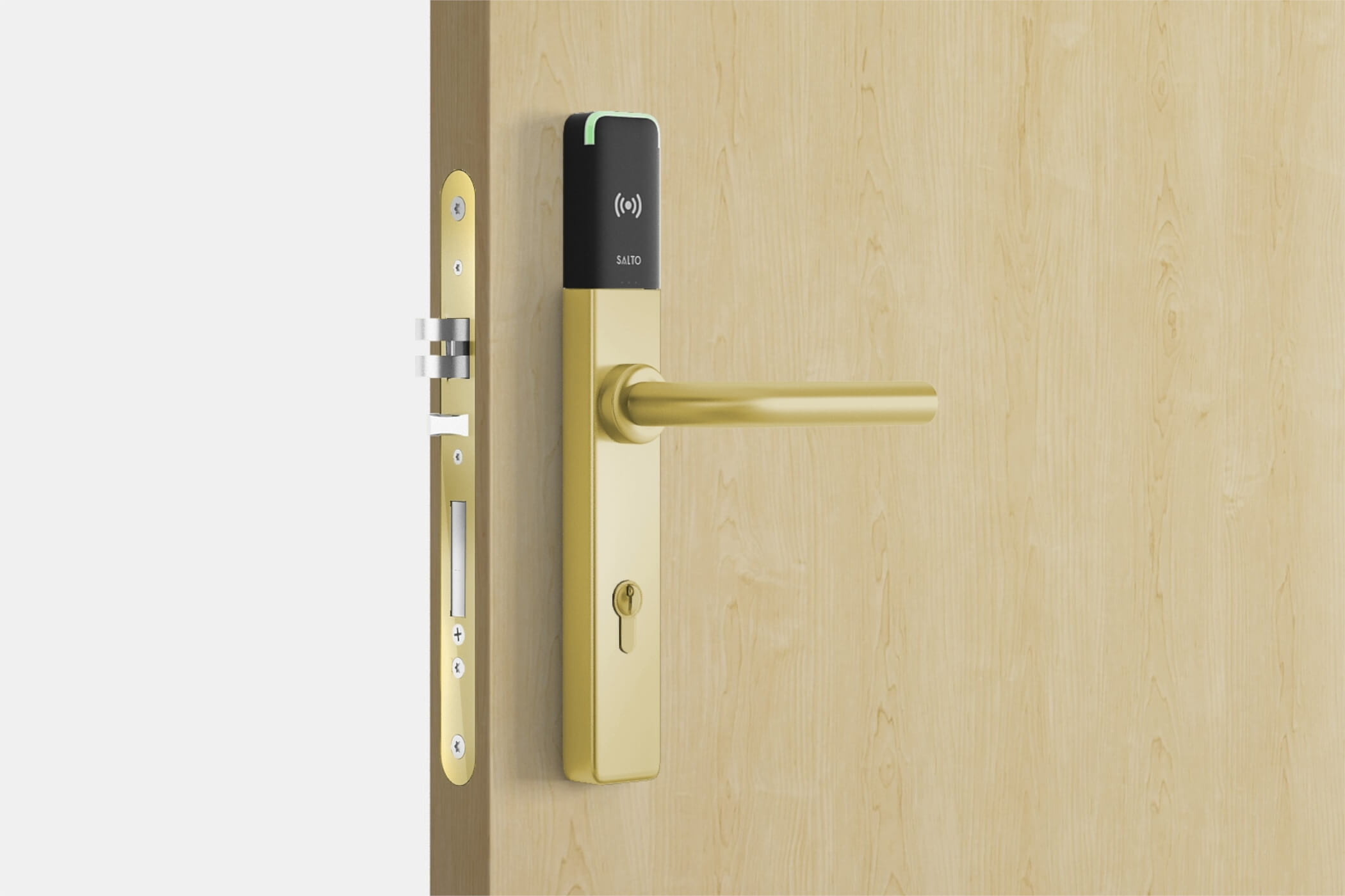 Salto XS4 ONE Messing matt