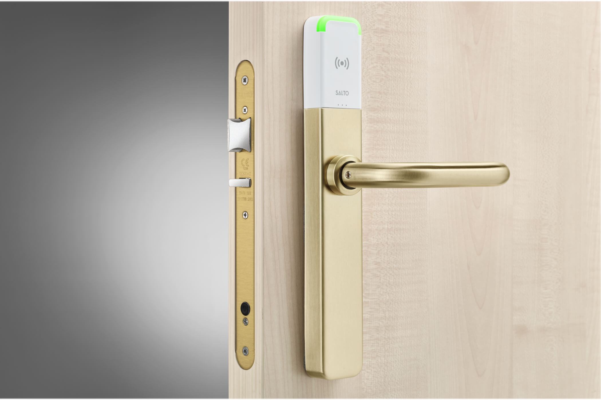 Salto XS4 ONE Messing matt