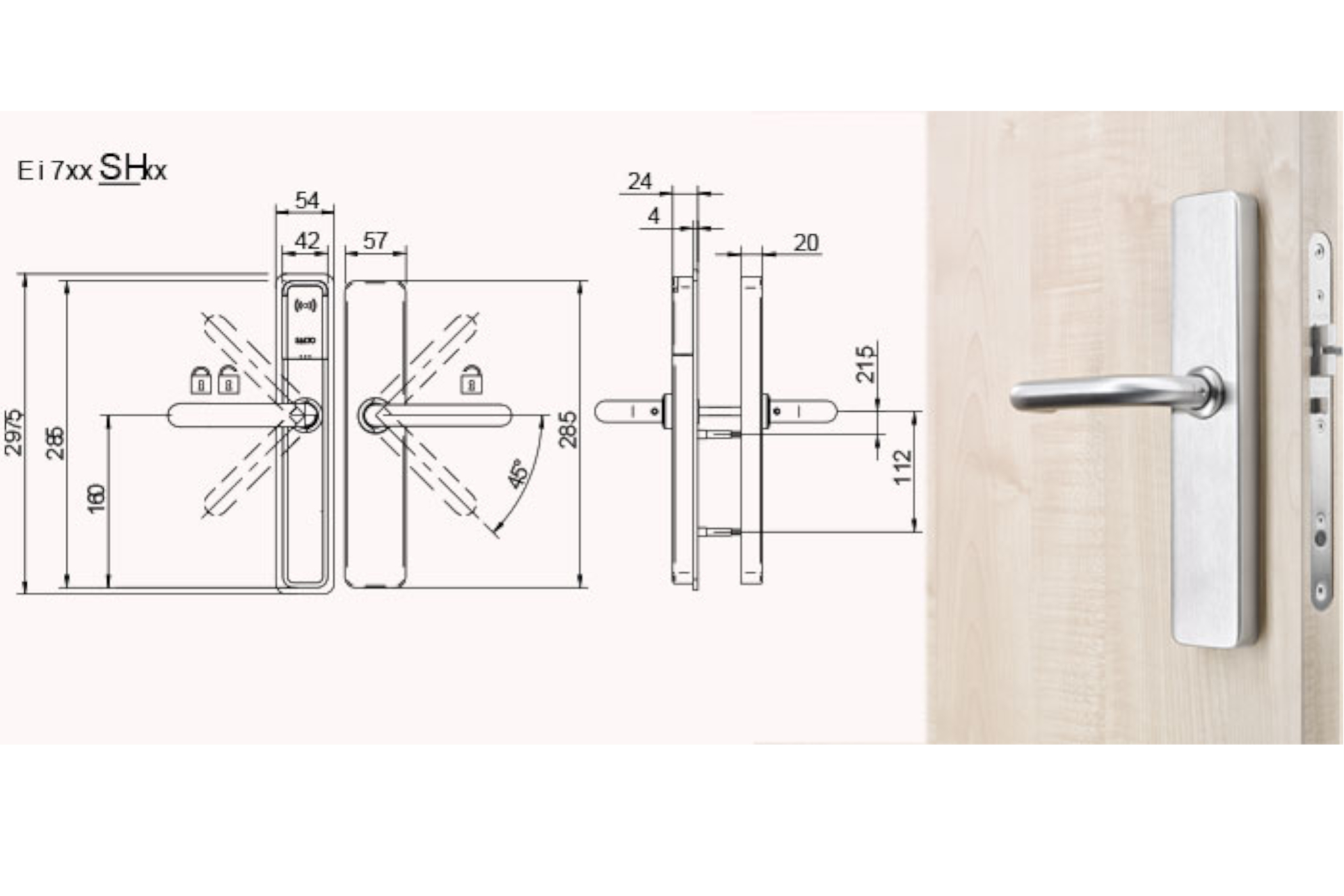 Salto XS4 ONE Firedoor