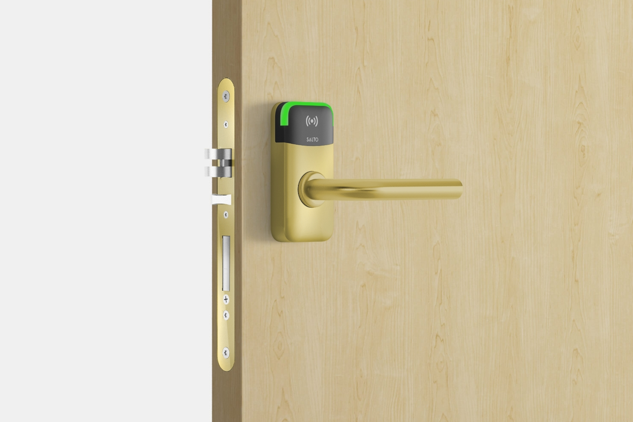 Salto XS4 MINI Messing matt