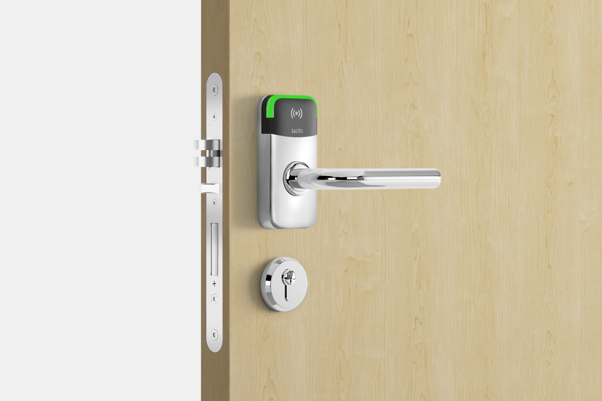 Salto XS4 MINI Edelstahl glanz