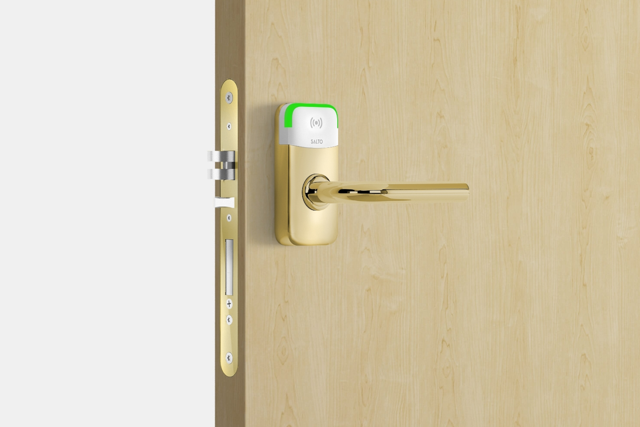 Salto XS4 MINI Messing glanz