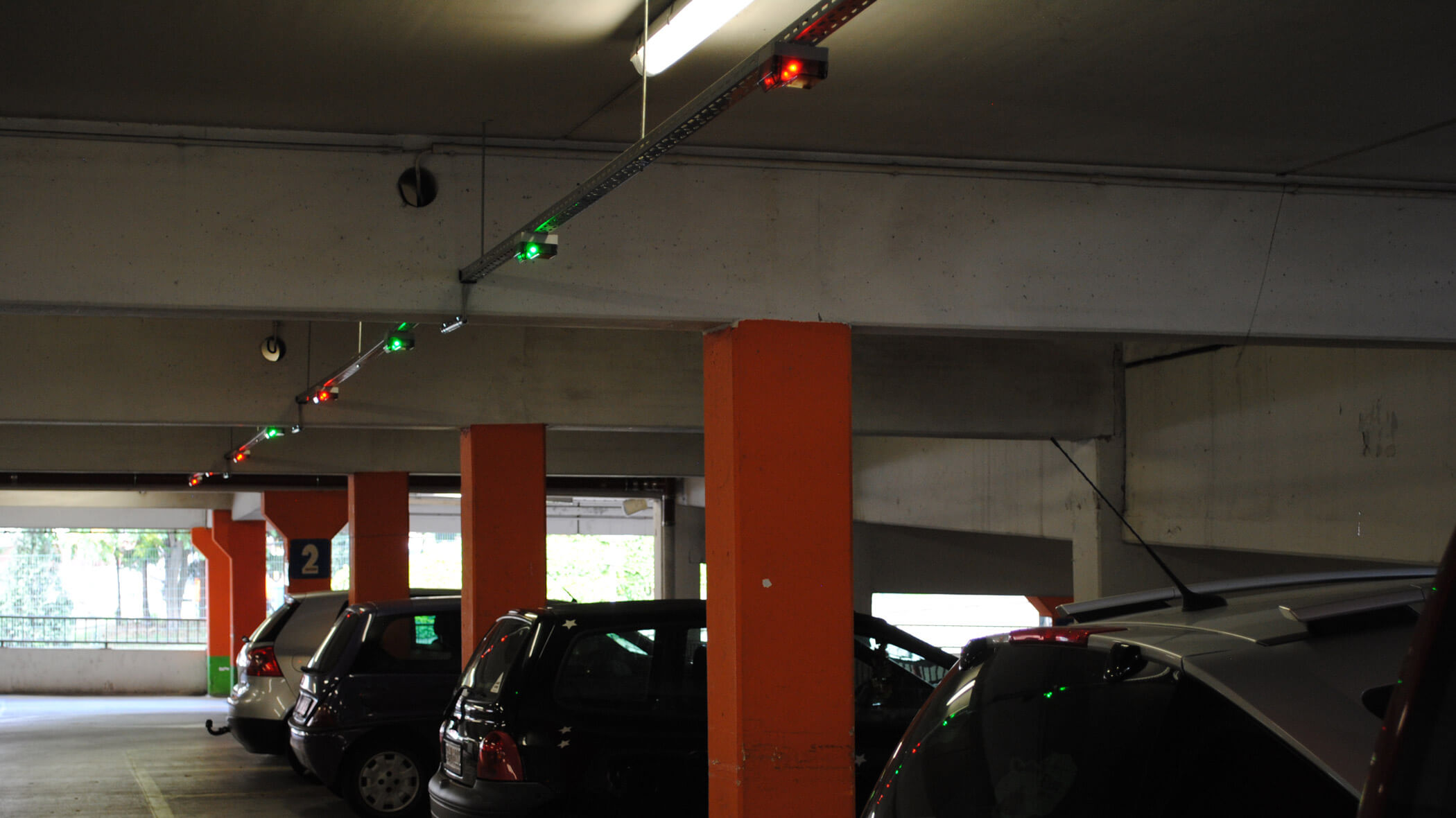 Parkleitsysteme - Einzelplatzerkennung