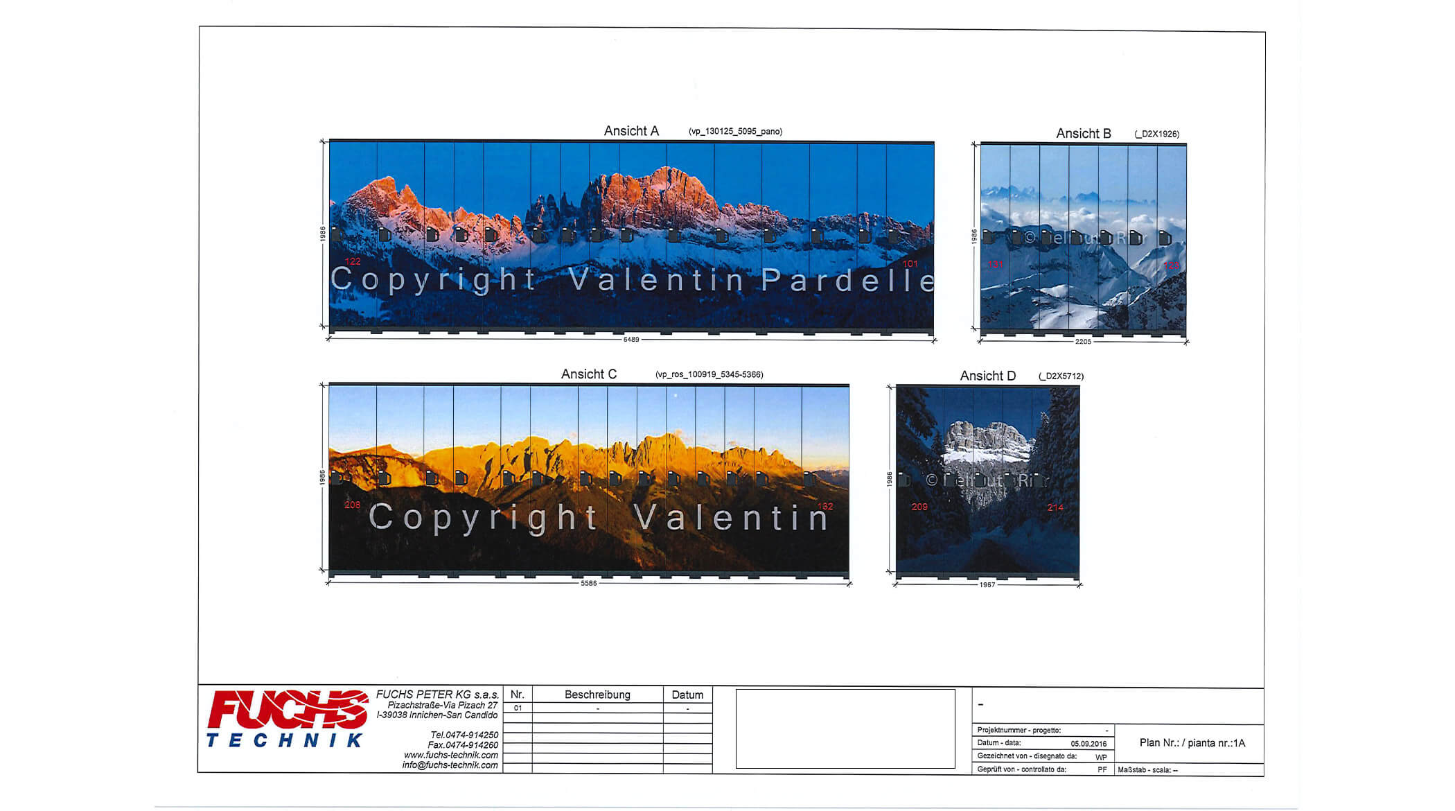 Projecting - Ski lockers