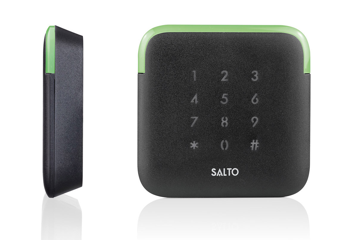 Salto wall reader with capacitive keypad